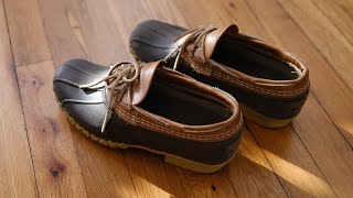 LL Bean Rubber Mocs  The Gentlemans Crocs [upl. by Zenas]