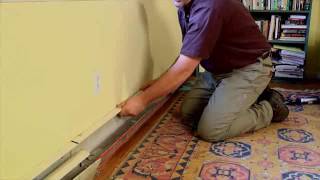 Energy Efficiency Upgrade  How to Seal Baseboard Heaters [upl. by Eisenstark]