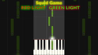 Squid Game  Red Light Green Light EASY Piano Tutorial SHORTS [upl. by Buck]