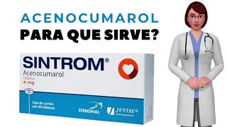 ACENOCUMAROL que es y para que sirve acenocumarol como tomar acenocumarol 4 mg tablet [upl. by Buff909]