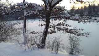 Panoramablick FuchstalLeeder und Winteridylle am Weldener Weiher [upl. by Inoue]