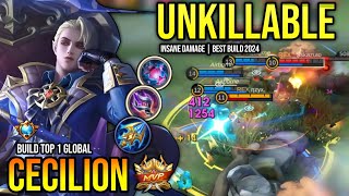 CECILION BEST BUILD 2024  BUILD TOP GLOBAL CECILION GAMEPLAY  MOBILE LEGENDS✓ [upl. by Lennie920]