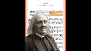 Liszt  Liebestraum No 3  Animated Sheet Music [upl. by Noisla]