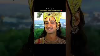 Saurabh Raj Jain as Shri Krishn 🙏😊 radheradhe radhekrish mahabharat shrikrishnainspiration [upl. by Chiarra]