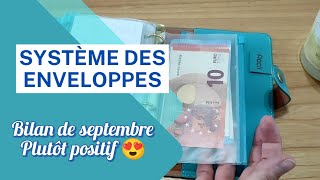 BILAN DE SEPTEMBRE DE MES ENVELOPPES BUDGÉTAIRES [upl. by Ecnerwaled496]