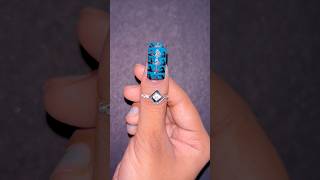 Easy nail art design with sticker 💅💖✨nailartdesigns trending youtubeshorts explorepage diy [upl. by Akirahc]