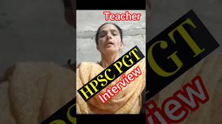 Hpsc pgt Interview tips and tricks  Haryana teacher interview questions [upl. by Dot]