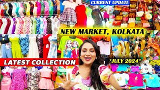 New Market Kolkata Full Guide  New Market Latest Collection 2024  Esplanade  Top Kurti Dress Bag [upl. by Kazim6]