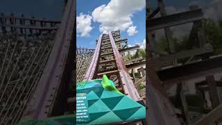 Iron Gwazi  Busch Gardens  Front Row Full Ride POV 2024 [upl. by Alled649]