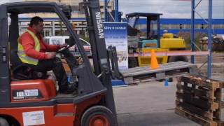 Forklift Skills Competition  Stage 3 [upl. by Dagmar]