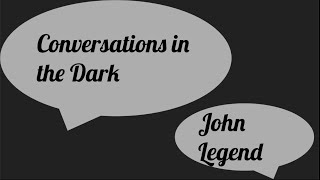 John Legend  Conversations in the Dark Instrumental [upl. by Smalley]