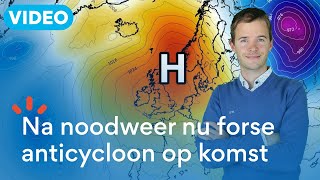 Komende dagen ontwikkelt zich een forse anticycloon boven Europa [upl. by Ledairam620]