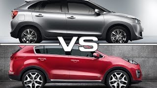 2016 Suzuki Baleno vs 2016 Kia Sportage [upl. by Uella]