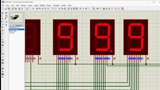 Simple Digital Voltmeter IC7107 Simulation  Voltage range upto 200VDC [upl. by Enywad]