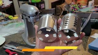 Stainless Steel Slicer Shredder Attachment [upl. by Hammel]