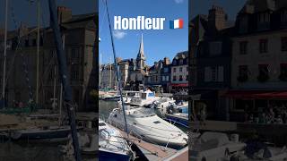 Walk in Honfleur 🇫🇷 Normandy ⚓️ Visit the Town Market and the Harbour honfleur normandie travel [upl. by Dnalro]