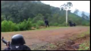 Enfrentamiento Policia Federal en Michoacan [upl. by Hamal]