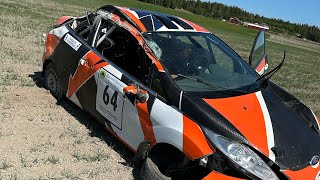 Aurskog  Høland Sprinten 2023CrashActionSoundOn the Limit [upl. by Terra617]