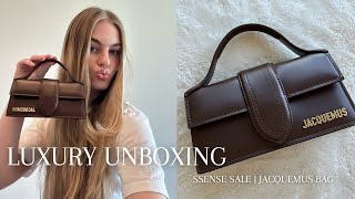 SSENSE SALE  LUXURY UNBOXING  JACQUEMUS [upl. by Enihpled]