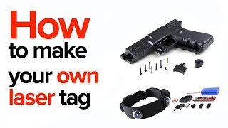 How to make your own laser tag Laser tag equipment from Laserwar [upl. by Ellennod]