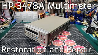 HP 3478A Multimeter Repair and Test [upl. by Heddy833]