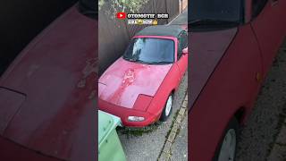 Abandoned Mazda MX5🥹 Miata Red stance keren👍automobile edit mazdamiata abandoned cars shorts [upl. by Jourdan]