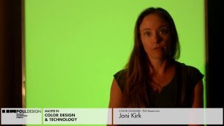 Color Design amp Technology Student interview  Joni Kirk English [upl. by Assyl]