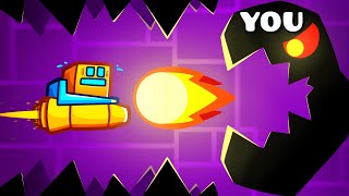 Geometry Dash But YOU Are The Level [upl. by Nor]