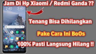 Cara menghilangkan Jam ganda Di layar Kunci xiaomi  Mematikan jam ganda xiaomi [upl. by Valencia]