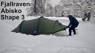 Fjällräven Abisko Shape 3  Field Review [upl. by Kancler]