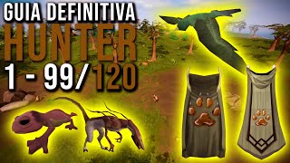 🟤Guía 🐾DEFINITIVA HUNTER🐾 1  99120 RUNESCAPE 3 ESPAÑOL🟤 [upl. by Enovad]