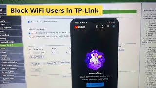 How To Block WiFi Users in TPLink Router TLWR841N [upl. by Campbell961]