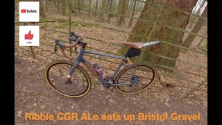 Ribble CGR ALe eats up Bristol gravel tracks [upl. by Romano]