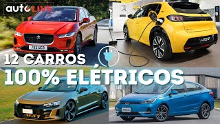 LISTA 12 Carros Elétricos à venda no Brasil [upl. by Rezzani]