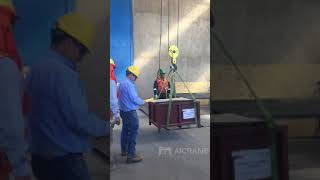 5 Ton Overhead Crane Load Test  Aicrane [upl. by Devaj740]