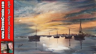 The Easiest Way to Paint Boats in Your Seascape [upl. by Arlie]