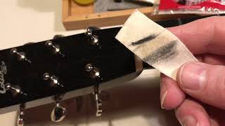 Cleaning The Frets Fretboard And Restringing [upl. by Aurelia]