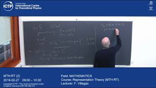 Representation Theory MTHRT Lecture 2 [upl. by Torie]