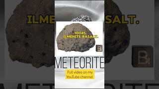 sample 10044 ilmenite basalt lunar rock sample meteorite lunar [upl. by Ahsenat646]