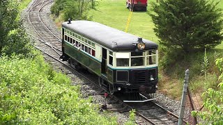 Colebrookdale Railroad M55 Doodlebug In The Secret Valley 4K [upl. by Elatsyrc]