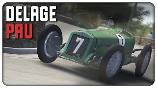 Delage Pole Hotlap at Pau  HSS Voiturette Championship  Assetto Corsa [upl. by Onitselec]