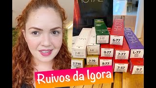 Todos os Ruivos da Igora  Tintas ruivas Igora [upl. by Euridice]