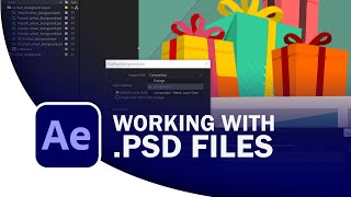 Importing amp Animating Photoshop PSD Files in After Effects [upl. by Sloan]