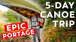 Brutal Portage  5Day Canoe Trip in Killarney [upl. by Donn]