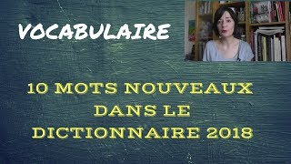 10 mots qui entrent dans le dictionnaire en 2018 [upl. by Helga]