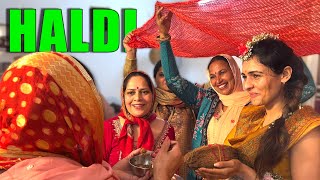 Mukti ki Haldi Ceremony  Mukti ❤️Onkar  OMG VLOGS [upl. by Elttil]