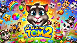 Playing All Mini Games in My Talking Tom 2  9onegames [upl. by Xuerd]