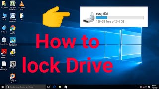 How to lock drive in windows 10 2020 [upl. by Dib73]