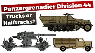 PanzergrenadierDivision amp Motorized Infantry Division 19391944 [upl. by Eiramenna805]