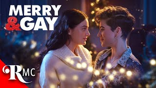 Christmas With Love Merry amp Gay  Full Xmas Holiday Romance Movie  Romantic Lesbian Drama  RMC [upl. by Einaffit]